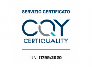 Mosaico certificata CQY UNI 11799:2020